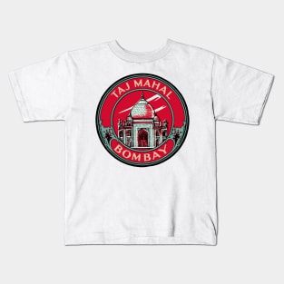 Vintage Style Taj Mahal Kids T-Shirt